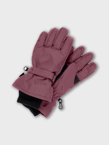 NAME IT Gloves 'SNOW 10' in Purple
