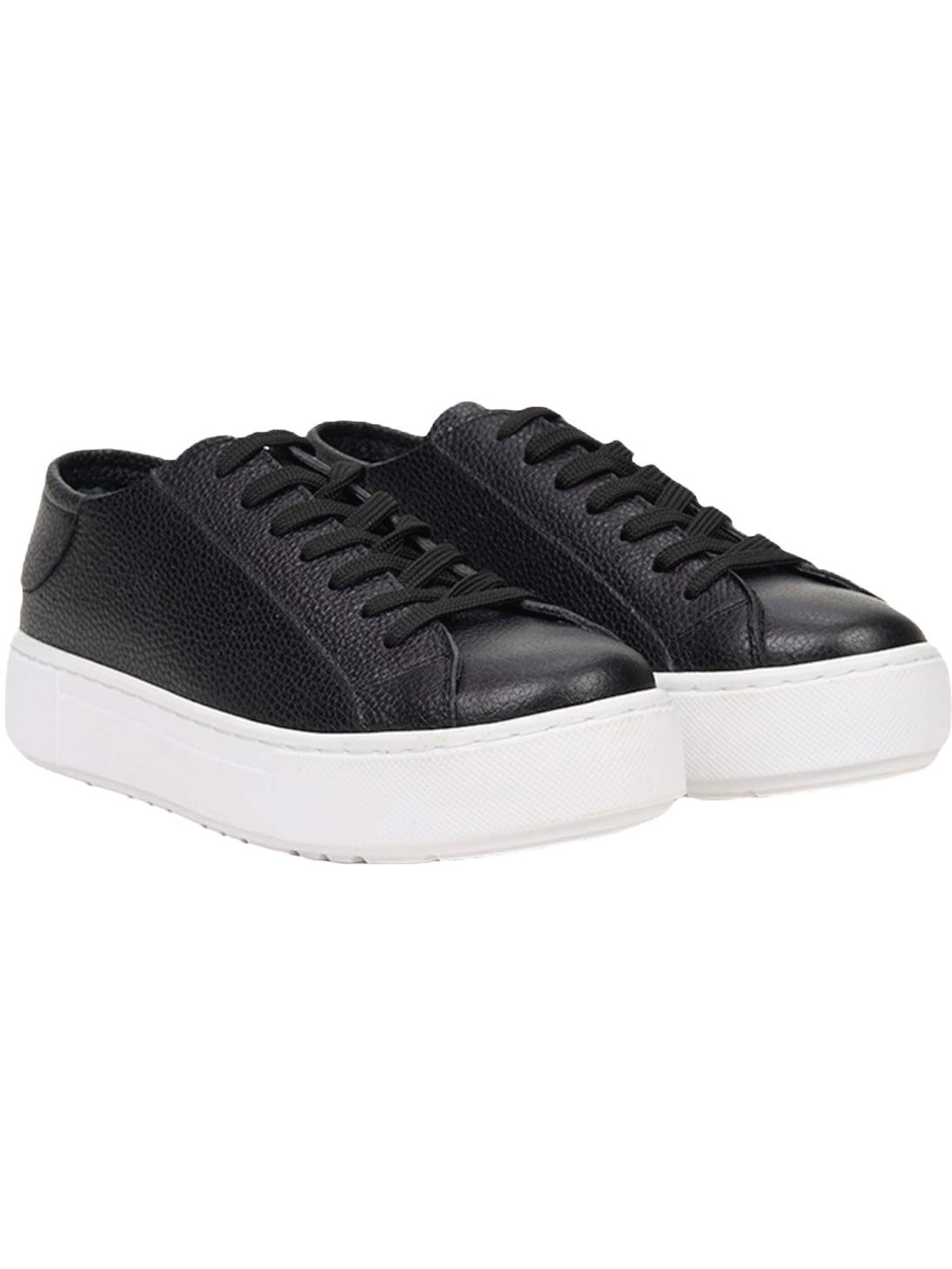 Desa Slipper 'Schnürschuhe'‌‌‌ in Schwarz: Vorderseite