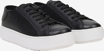 Desa Slipper 'Schnürschuhe' in Schwarz: Vorderseite