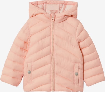 MANGO KIDS Between-Season Jacket in Pink: front