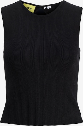 JJXX Gebreide top 'JXTalia' in Zwart: voorkant