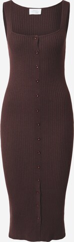 Daahls by Emma Roberts exclusively for ABOUT YOU Knitted dress 'Tessa' in Brown: front