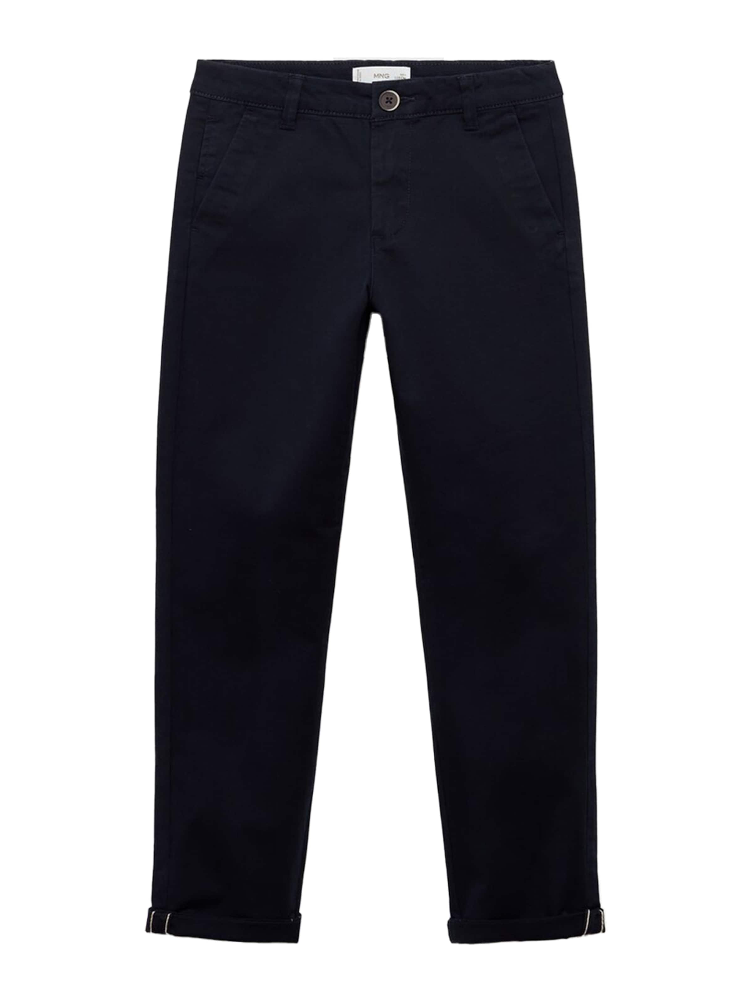 Regular Pantaloni 'PICCOLO' de la MANGO KIDS pe albastru: față