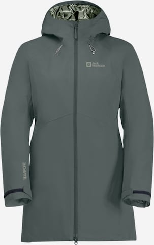 JACK WOLFSKIN Vabaajajope 'HEIDELSTEIN', värv roheline: eest vaates