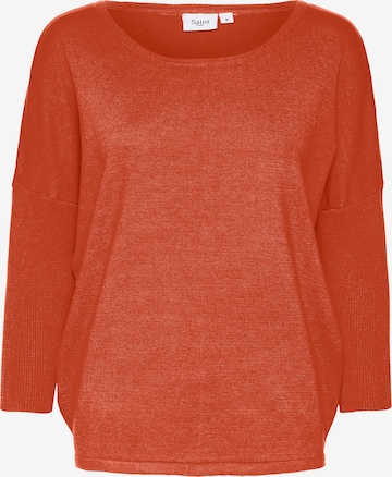 SAINT TROPEZ Pullover 'Mila' i rød: forside