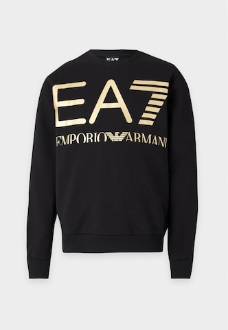 EA7 Emporio Armani Sweatshirt i svart: framsida