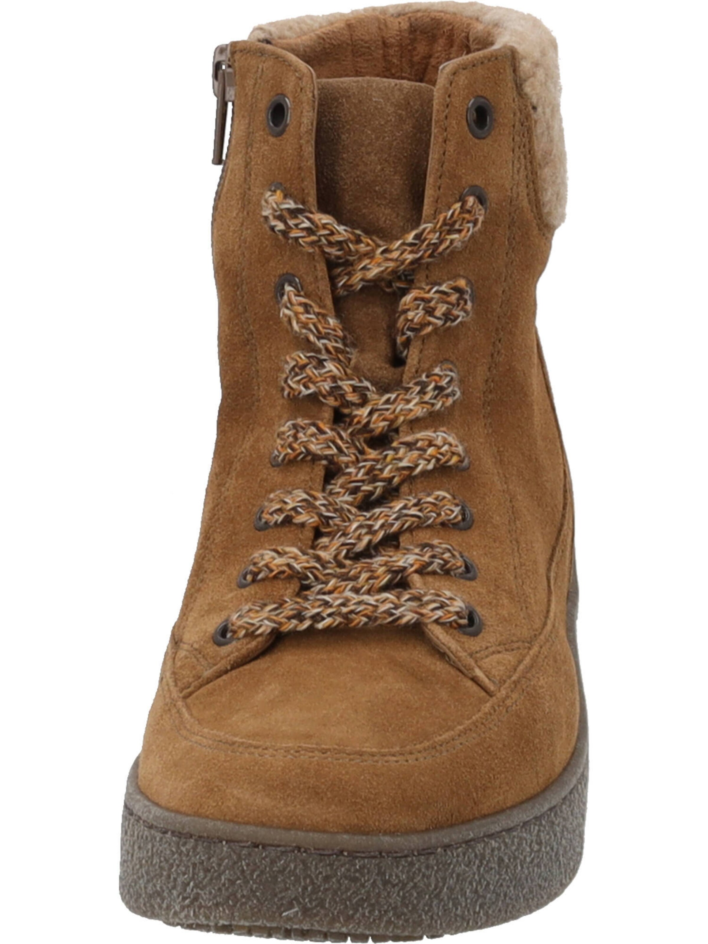 GABOR Lace-Up Ankle Boots in Brown