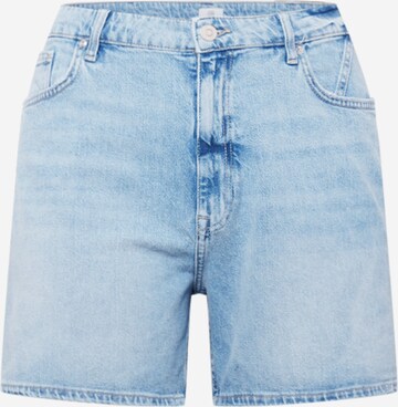 River Island Plus Regular Jeans in Blauw: voorkant