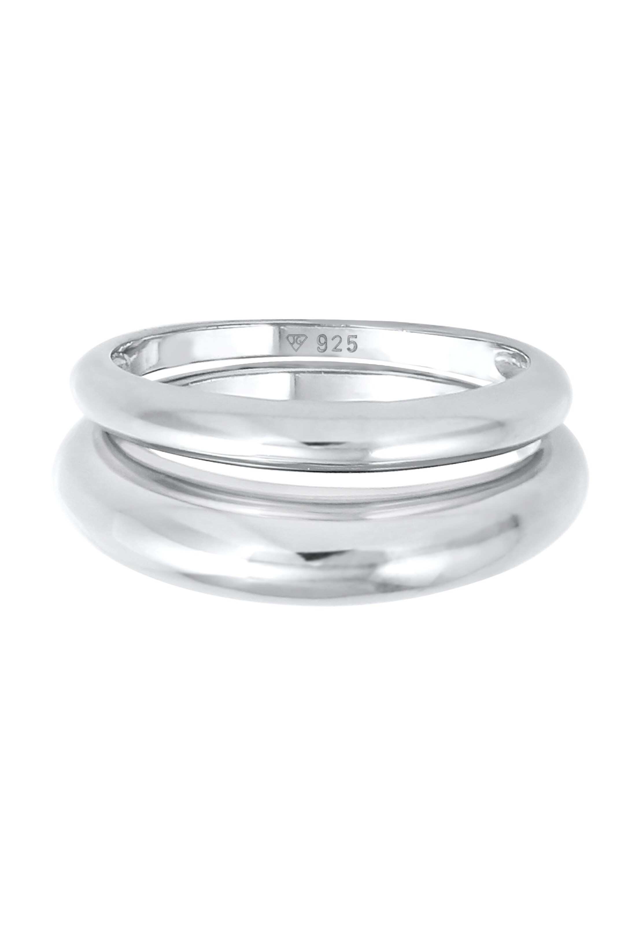 ELLI PREMIUM Ring 'Bandring' in Silber