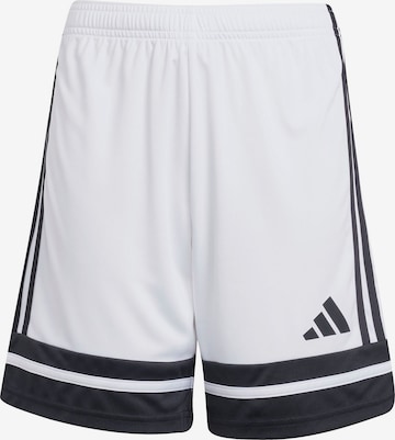 ADIDAS PERFORMANCE Спортивные штаны 'Squadra 25' в Белый: спереди