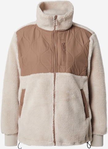 Sublevel Fleece jas in Beige: voorkant