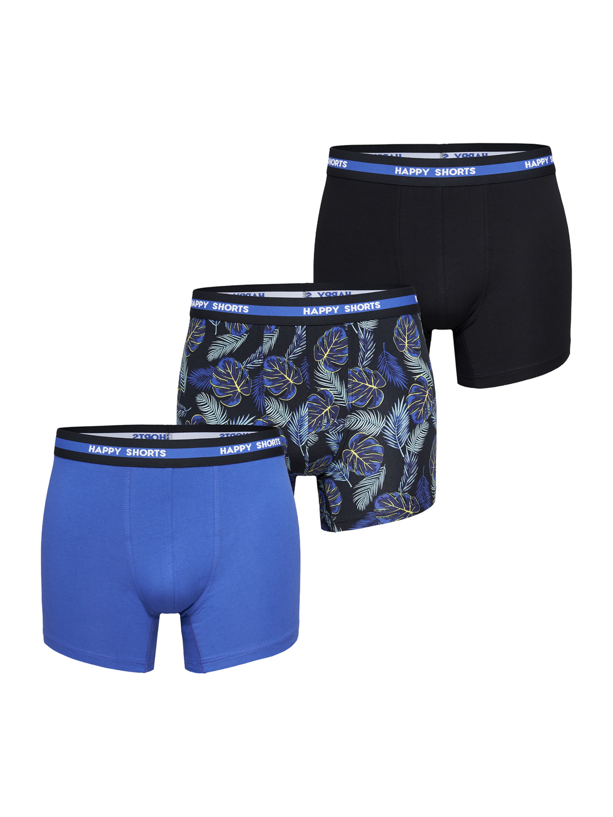Happy Shorts - Calzoncillo boxer en azul: frente