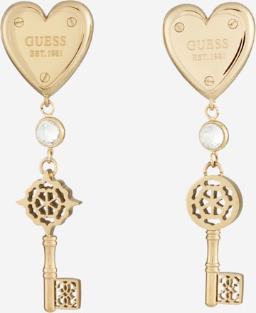 GUESS Earrings in Yellow: front