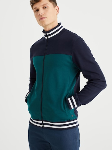 WE Fashion Sweat jacket in Blue