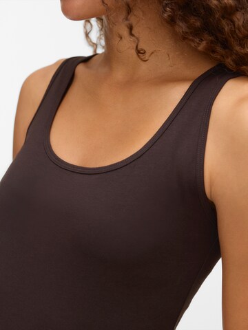 VERO MODA Top 'VMLULU' | rjava barva