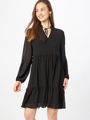 Robe-chemise VILA en noir : devant