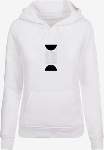 Merchcode Sweatshirt in Wit: voorkant