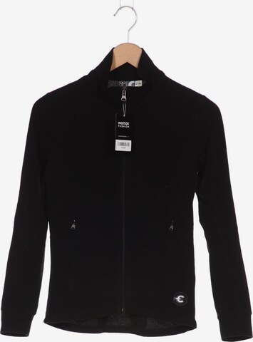 CHIEMSEE Sweatshirt & Zip-Up Hoodie in XS in Black: front
