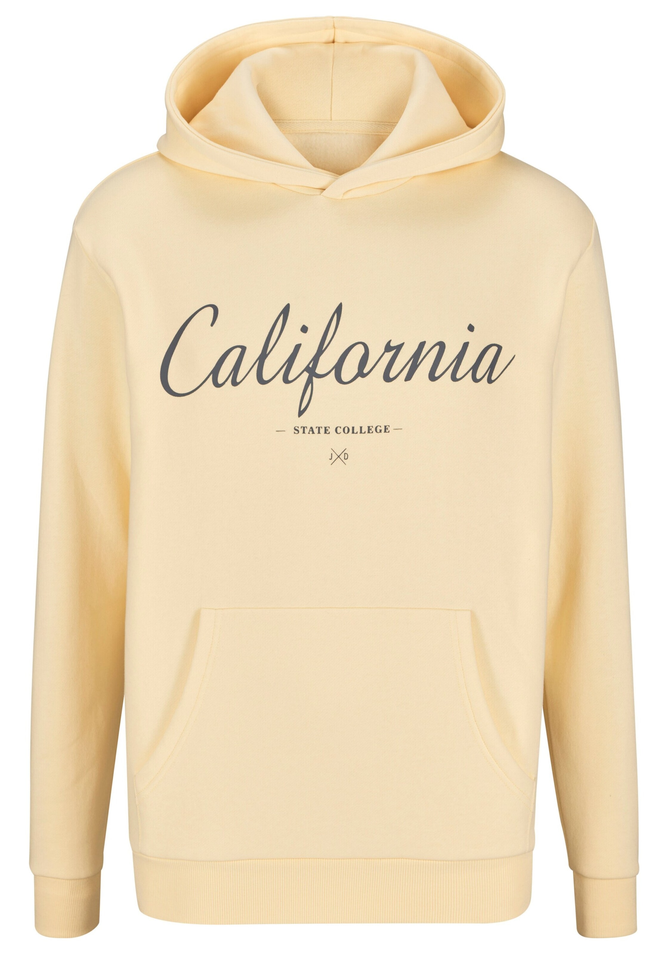 Sweat-shirt JOHN DEVIN en jaune : devant