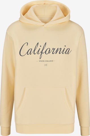 Sweat-shirt JOHN DEVIN en jaune : devant