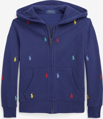 Polo Ralph Lauren Sweatvest in Blauw: voorkant