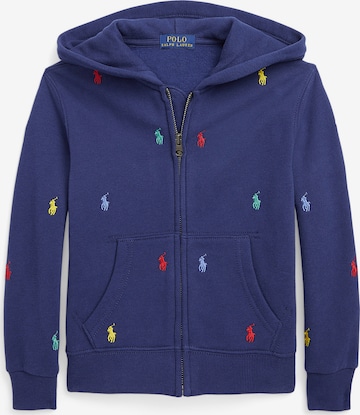 Polo Ralph Lauren - Sudadera con cremallera en azul: frente