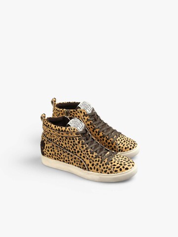 Scalpers Sneakers hoog in Zwart