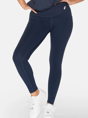 ZEBDIA Skinny Leggings in Blue: front