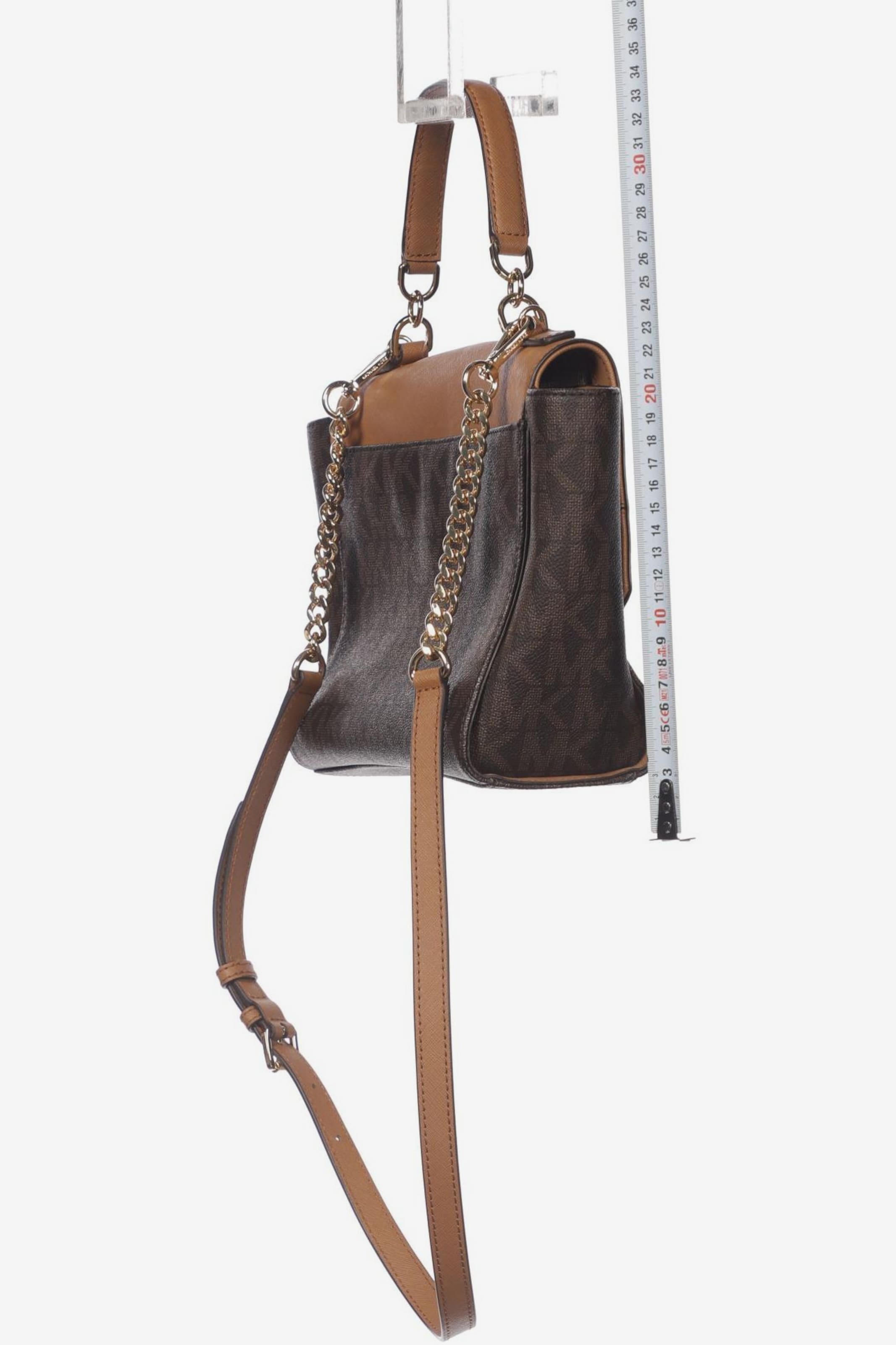 brown and black michael kors bag