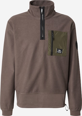 Sweat-shirt La Martina en marron : devant
