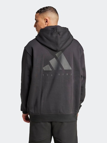 ADIDAS PERFORMANCESportska sweater majica - crna boja: prednji dio