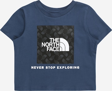 Tricou funcțional de la THE NORTH FACE pe albastru: față