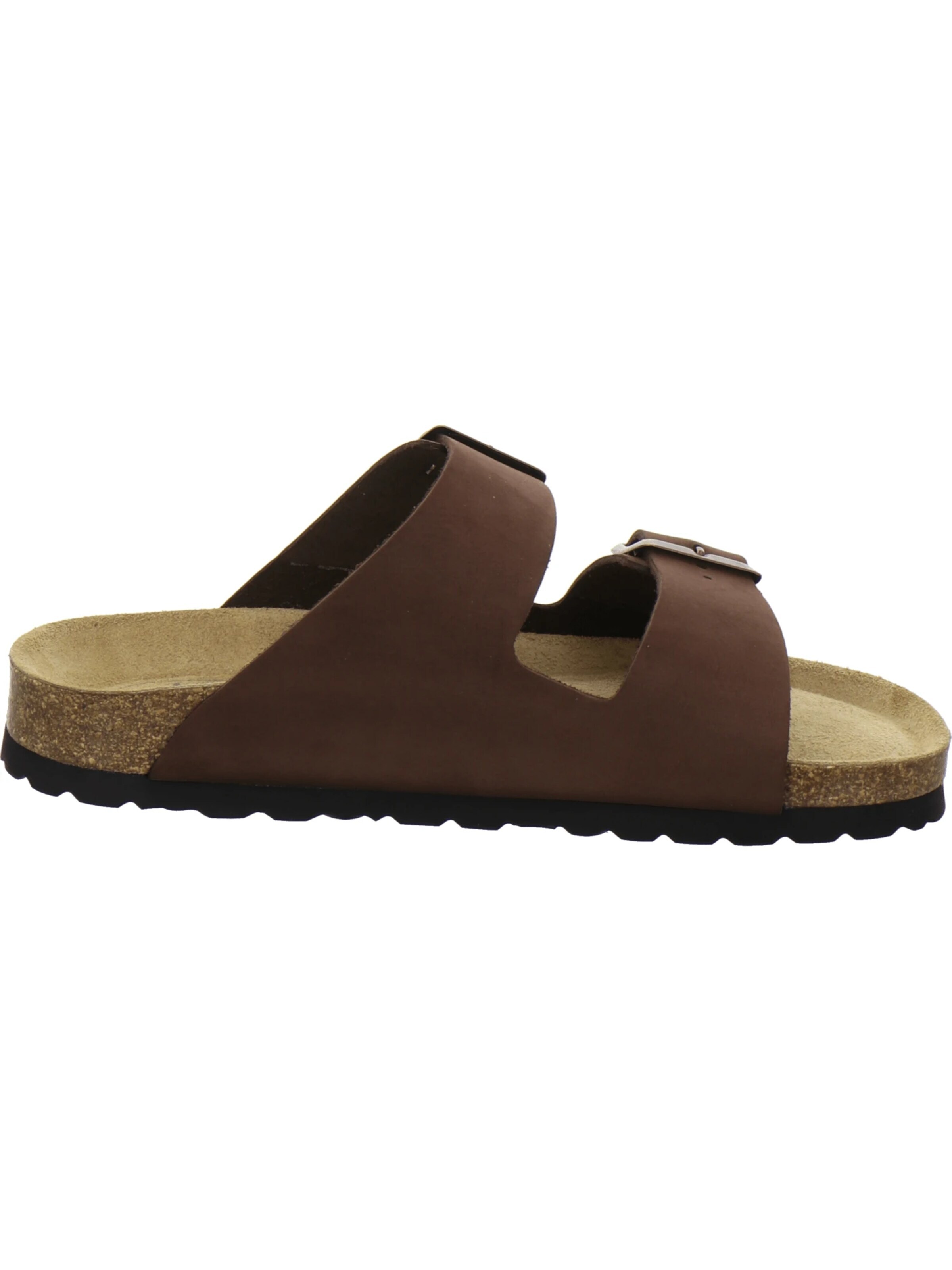 AFS-Schuhe - Zapatos abiertos 'Pantoletten Damen Zweischnaller braun' en beige