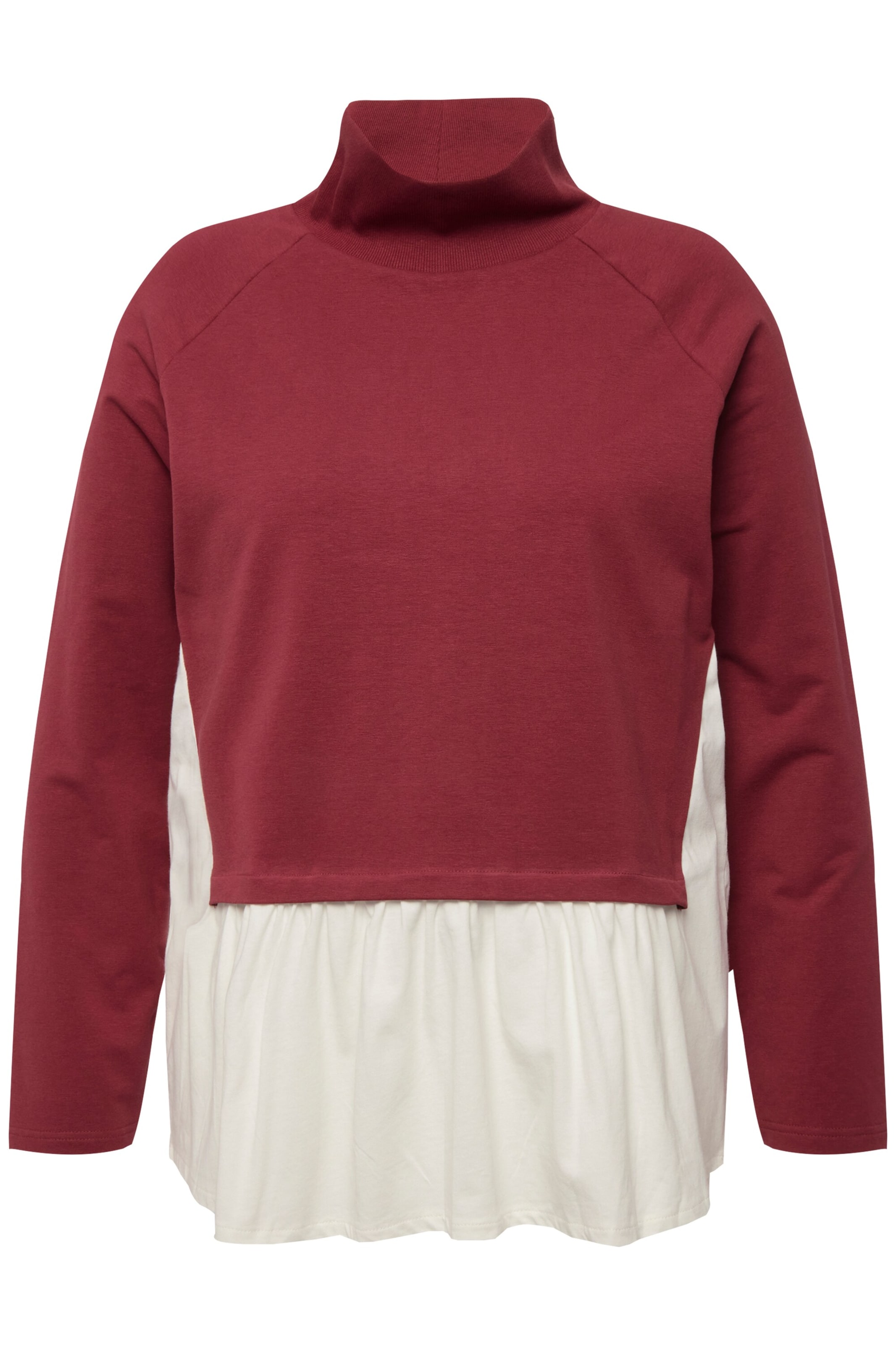 Ulla Popken Shirt in Rood: voorkant