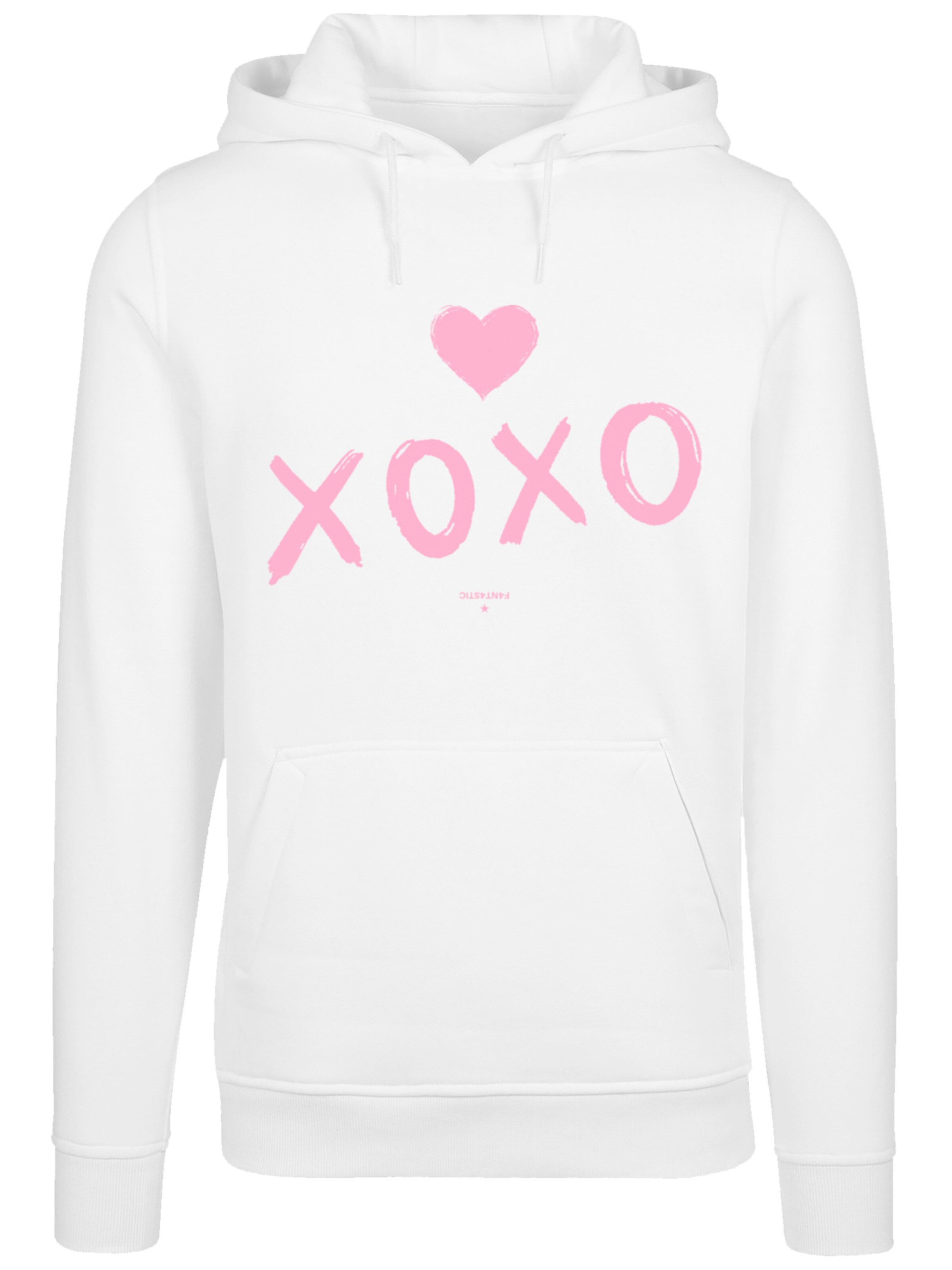 F4NT4STIC Sweatshirt 'Valentinstag ' in Wit: voorkant