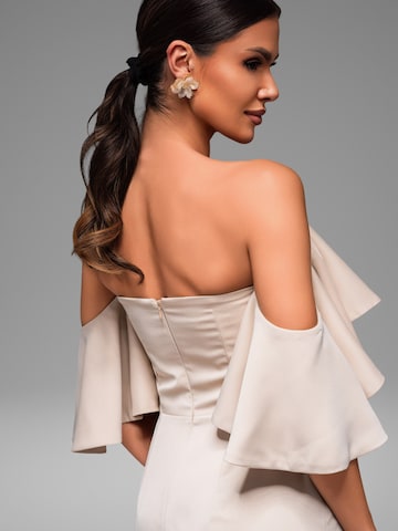 Ombre Evening dress in Beige