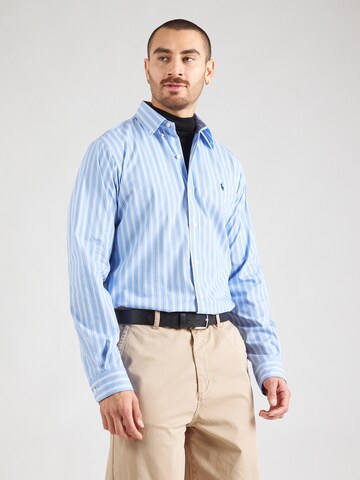 Regular fit Camicia di Polo Ralph Lauren in blu: frontale