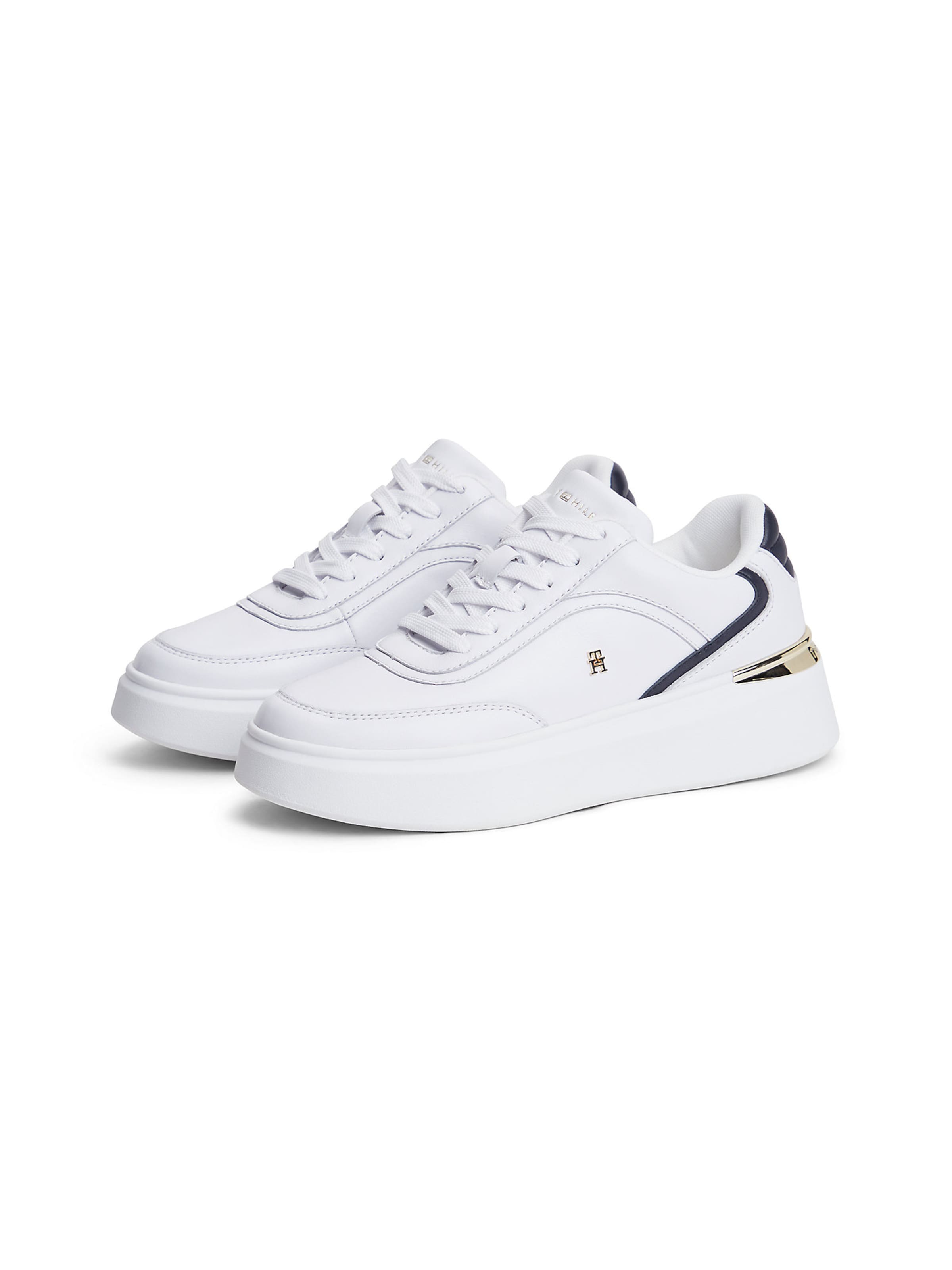 TOMMY HILFIGER Låg sneaker i vit