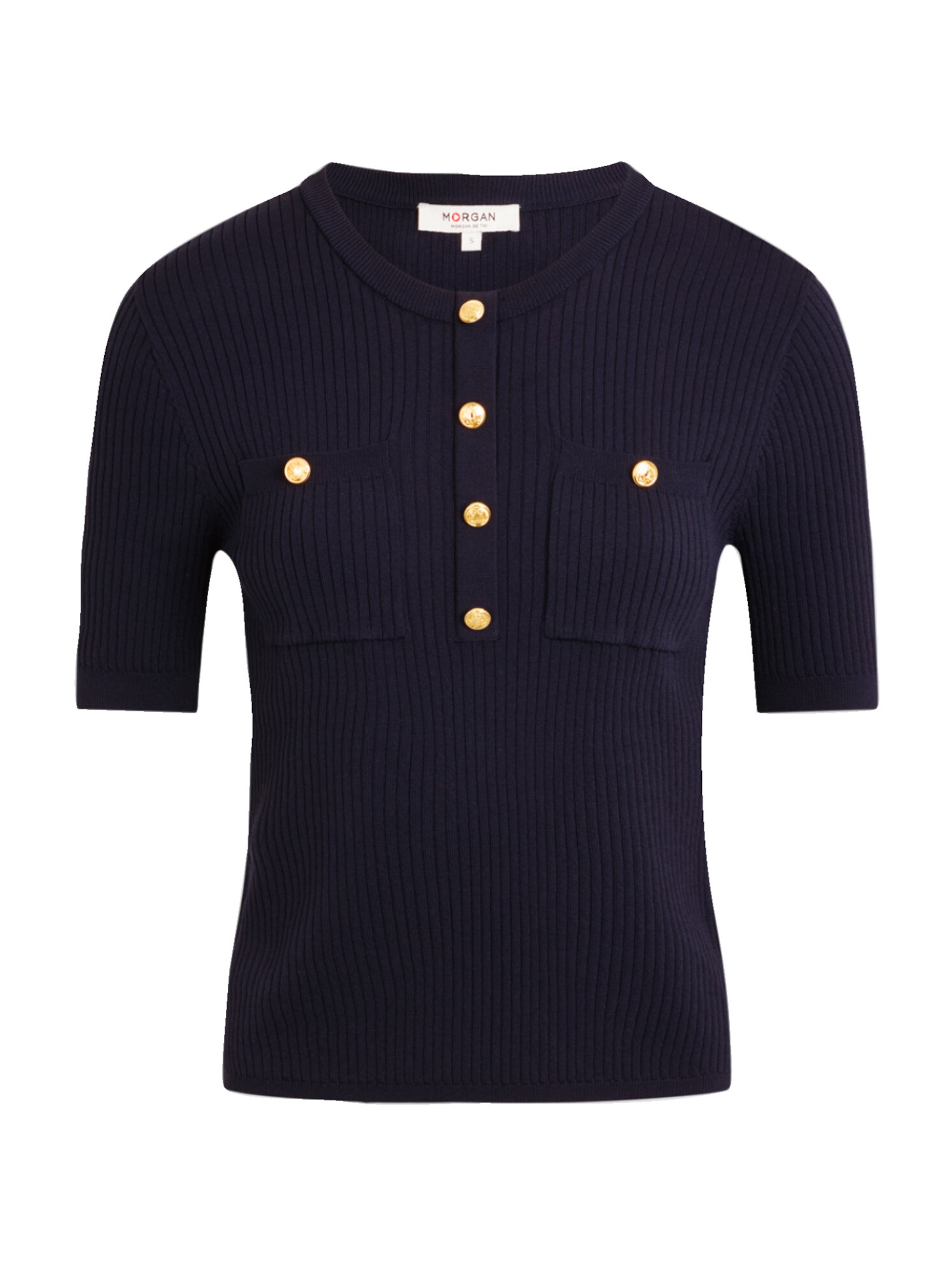 Morgan Trui in Blauw: voorkant