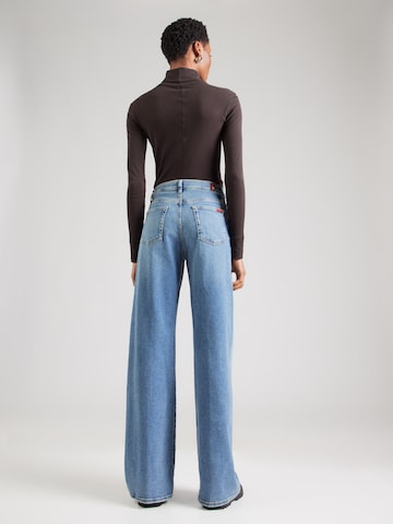 7 for all mankind Wide Leg Jeans 'LOTTA' in Blau
