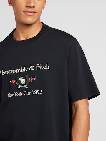 Abercrombie & Fitch Μπλουζάκι 'HERITAGE' σε μαύρο