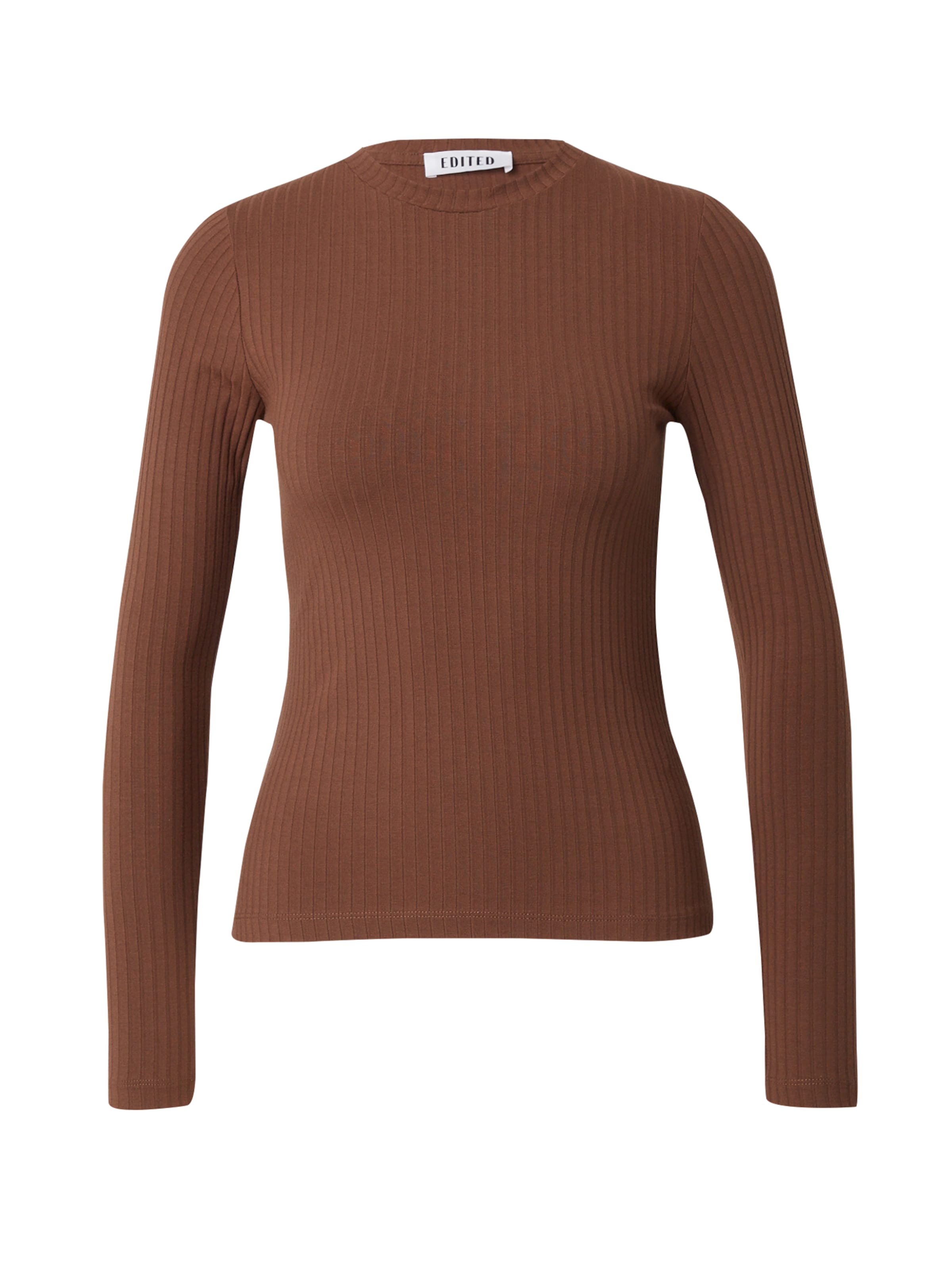 EDITED Shirt 'Ginger' in Brown: front