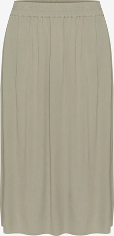 KAFFE CURVE Sukňa 'Saline' - Zelená: predná strana