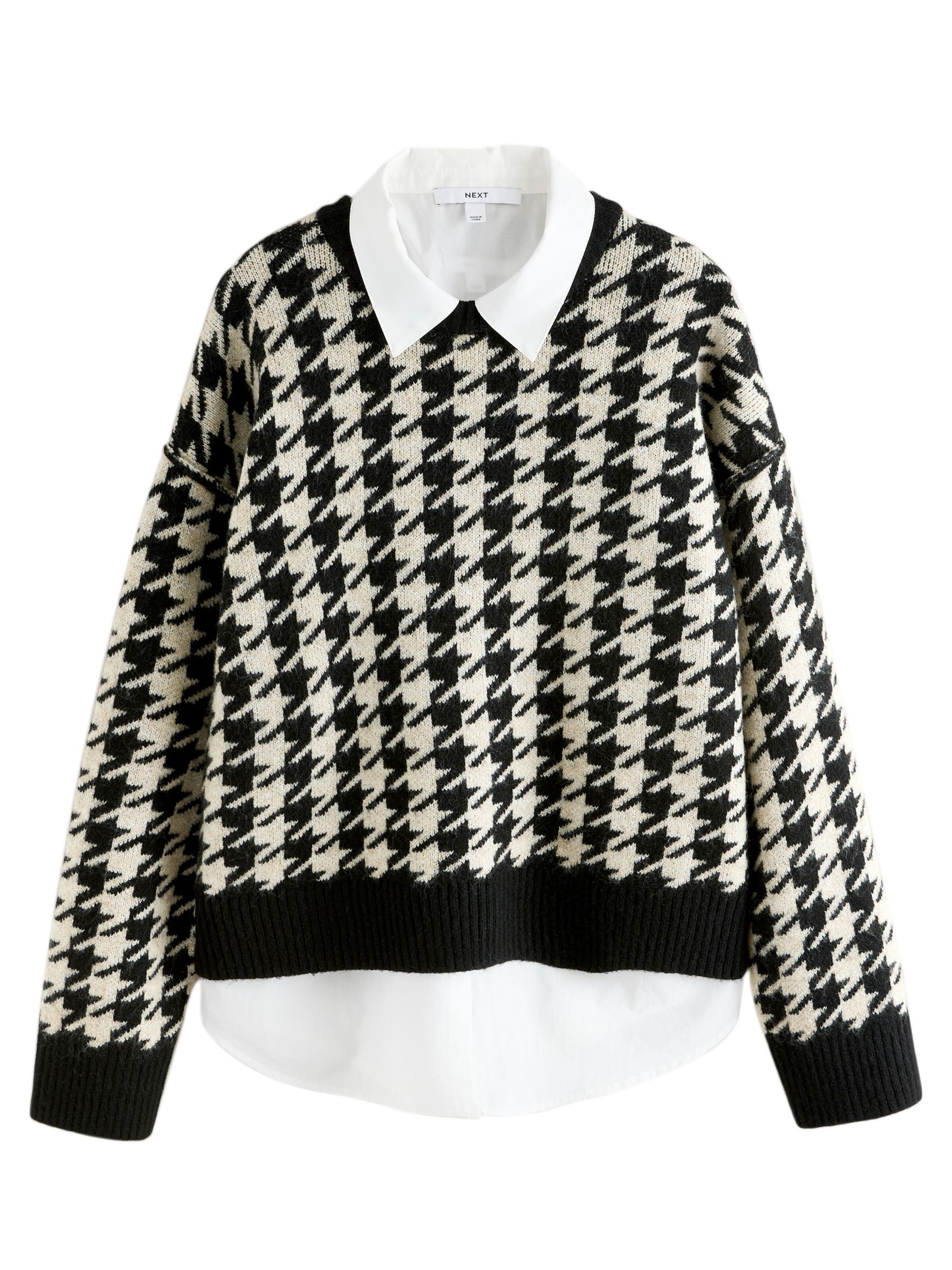 juoda Next Megztinis: priekis