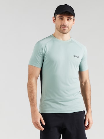 zaļš BOSS Sporta krekls: no priekšpuses