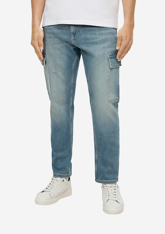 s.Oliver Regular Cargojeans in Blauw: voorkant