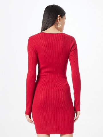 HOLLISTER Knitted dress in Red