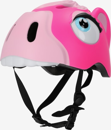 Crazy Safety Fahrradhelm 'Horse' in Pink: Vorderseite