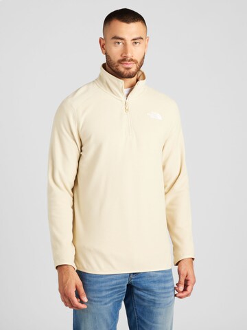 THE NORTH FACE Sports sweater 'Glacier' in Beige: front