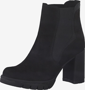 MARCO TOZZI - Botas Chelsea en negro: frente